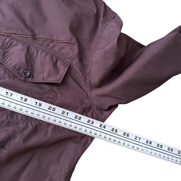 Marithé et François Girbaud Shirt Men’s 2XL XXL Brown Long Sleeve Button Up - Picture 8 of 10